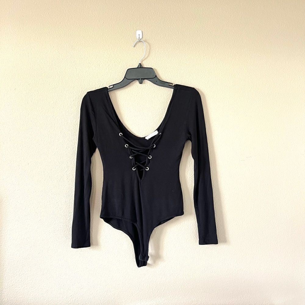 Stella Luce Lace Up Bodysuit